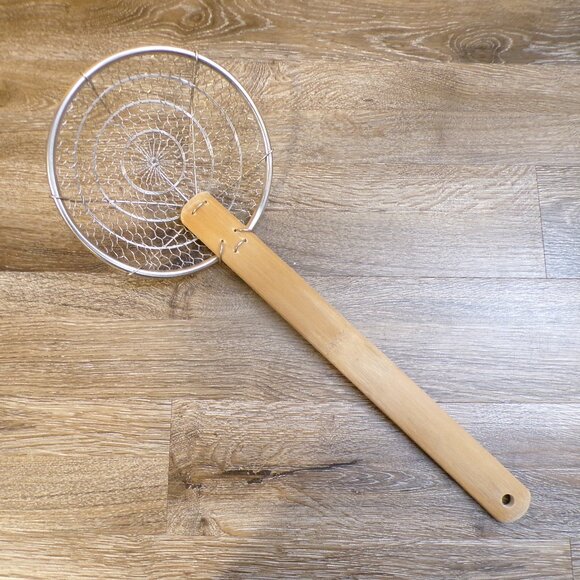Stainless Steel Spider Skimmer Strainer 6.75" Diameter Large Wok Food Dipper - Picture 1 of 10